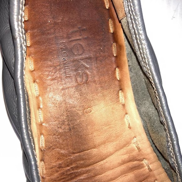 Tieks by Gavrieli Foldable Scrunch Ballet Flats Sz 9 Pewter Gray Leather From - Picture 8 of 11